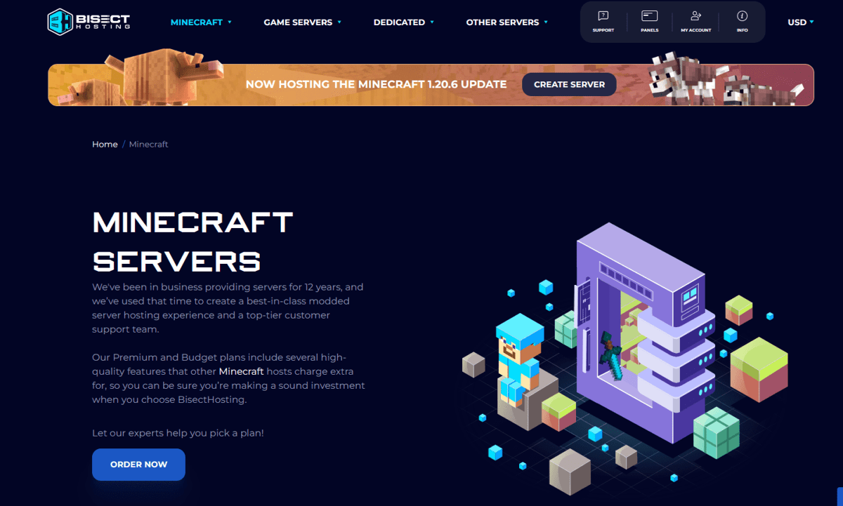 bisecthosting minecraft server hosting providers