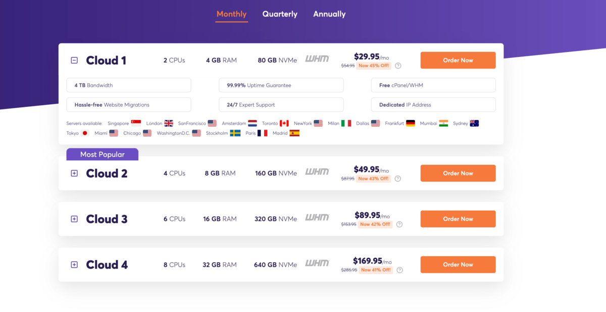 chemicloud cloud vps hosting