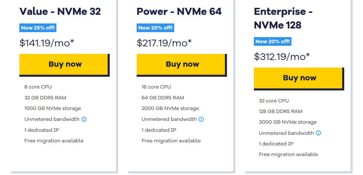 hostgator dedicated server hosting plans