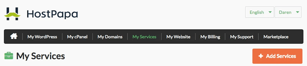 hostpapa my services