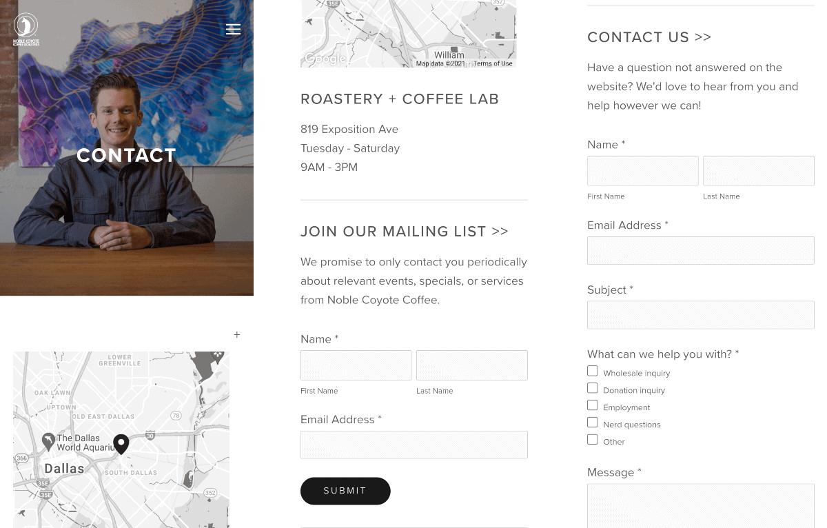 noble coyote coffee