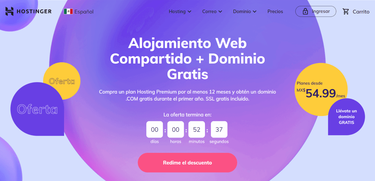 hostinger mexico