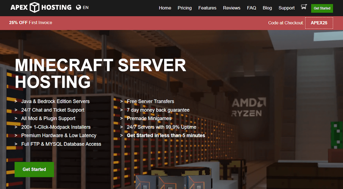 apexhosting minecraft server hosting
