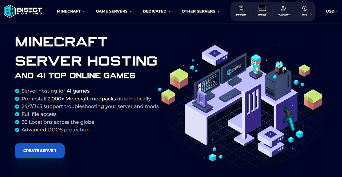bisecthosting minecraft server hosting