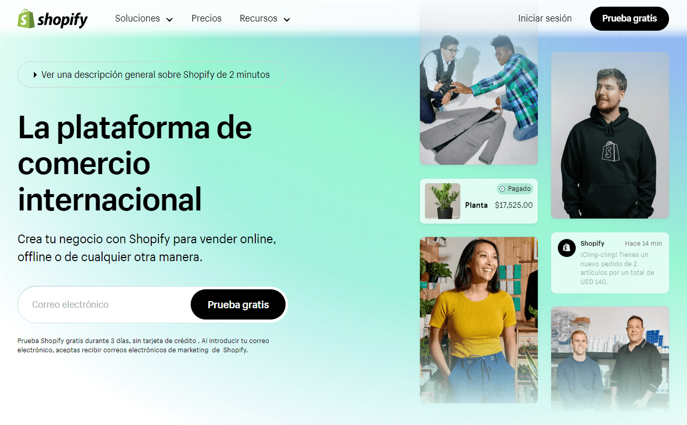 shopify website builder
