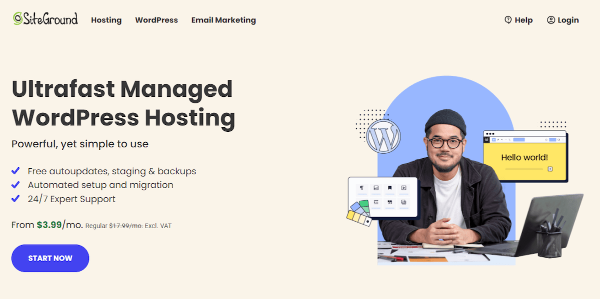 siteground wordpress hosting