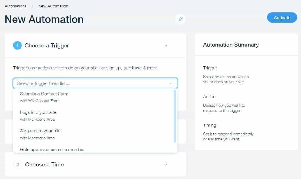 Wix Automation