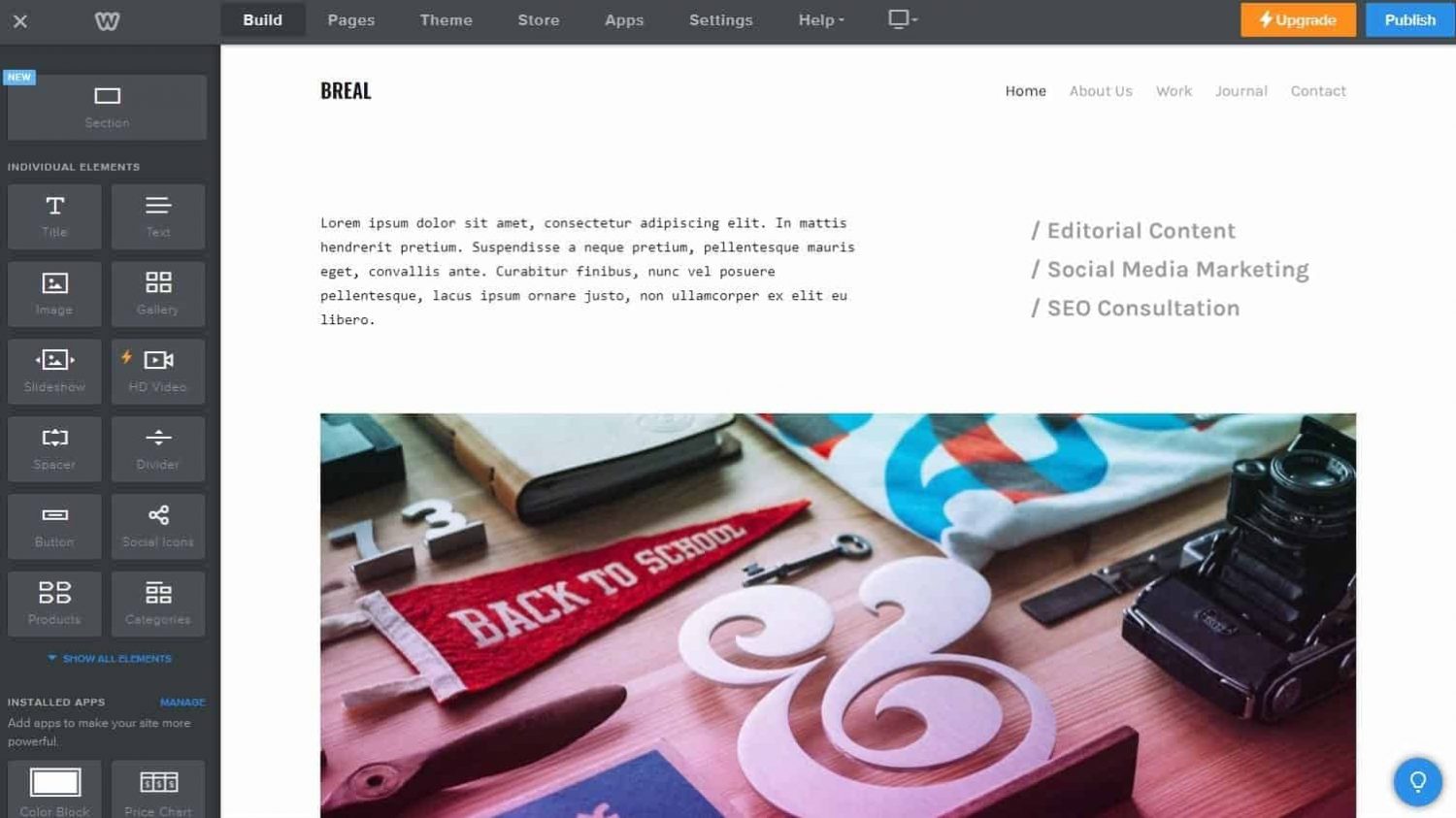 Weebly Drag and Drop Website Builder