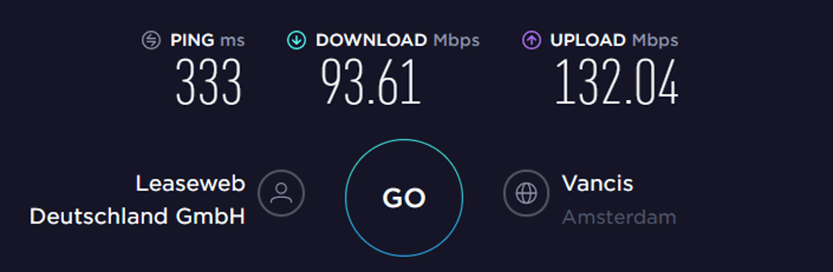 expressvpn speed test EU on