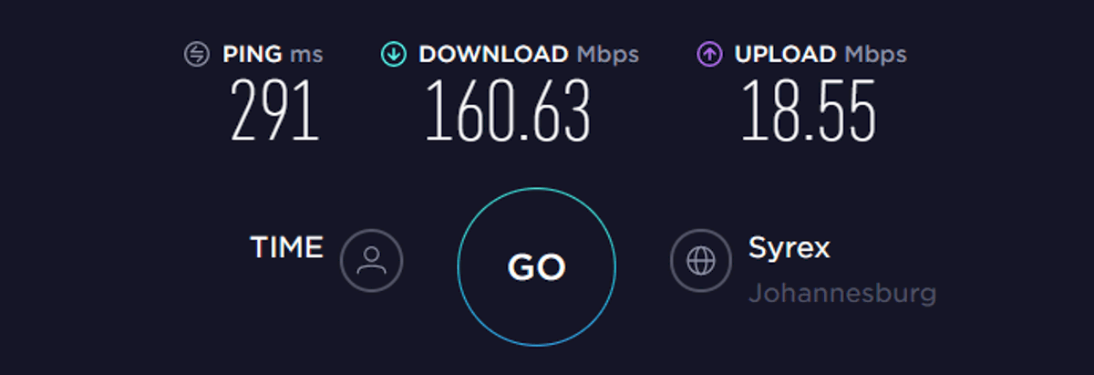 protonvpn speed test SA off