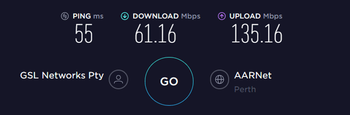 protonvpn speed test australia on
