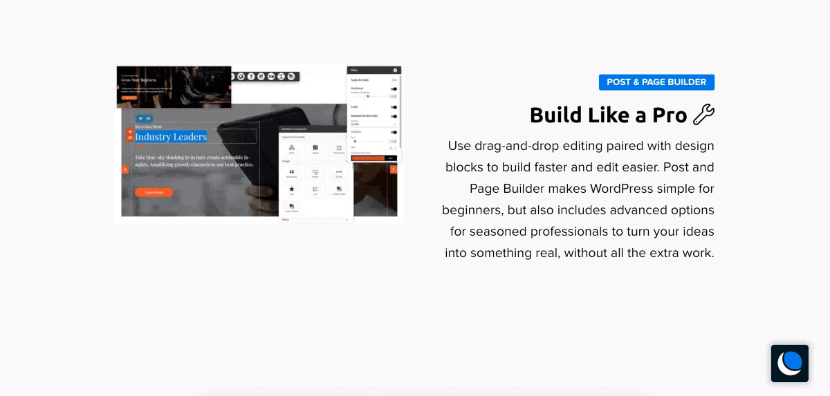 DreamHost website builder is easy to use