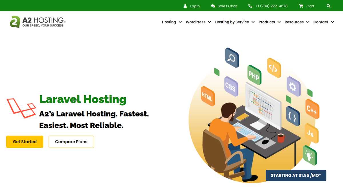 a2 hosting laravel hosting