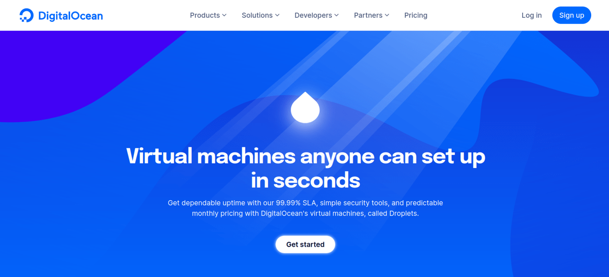 digitalocean virtual machine
