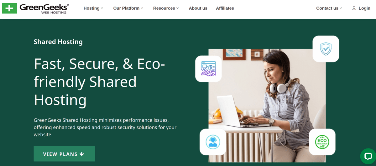 greengeeks shared hosting