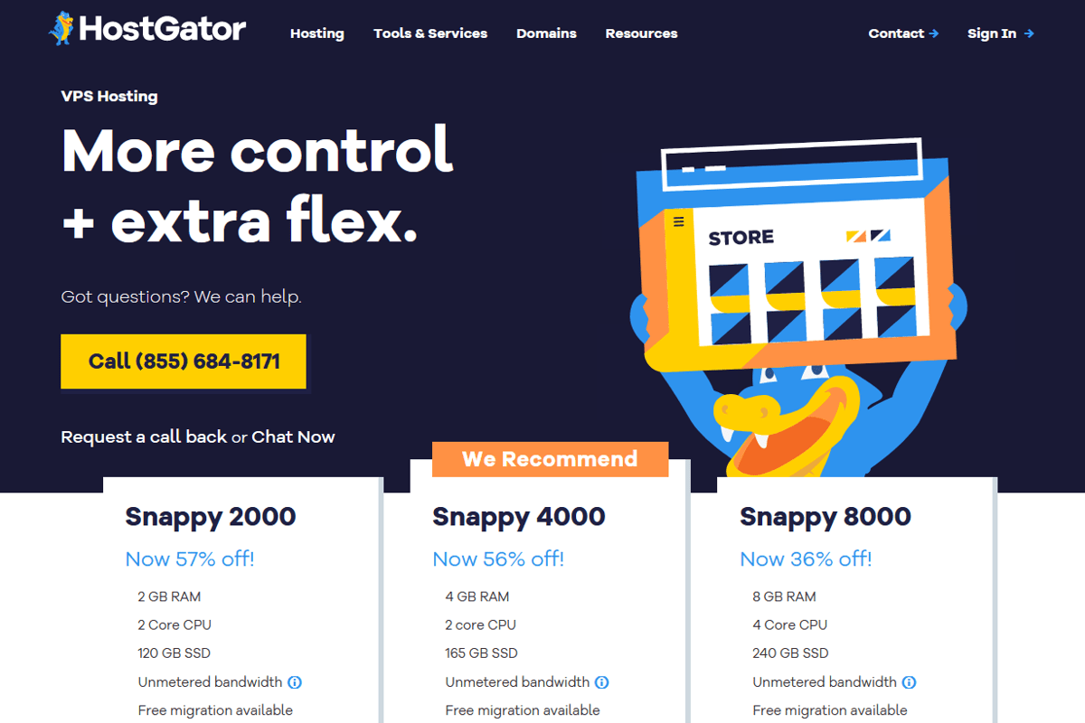 hostgator vps hosting services