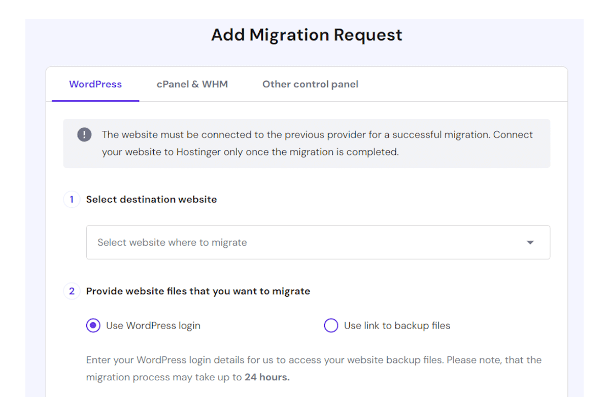 hostinger-website-migration