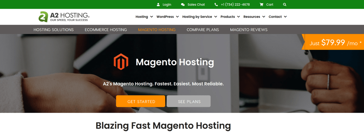 a2 hosting magento hosting services