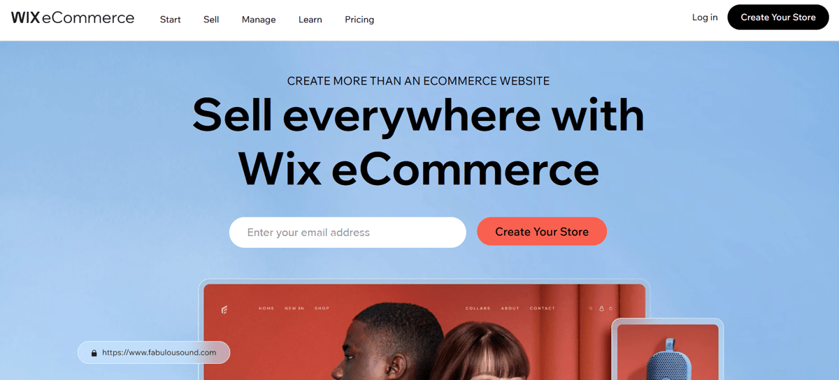wix ecommerce website builder