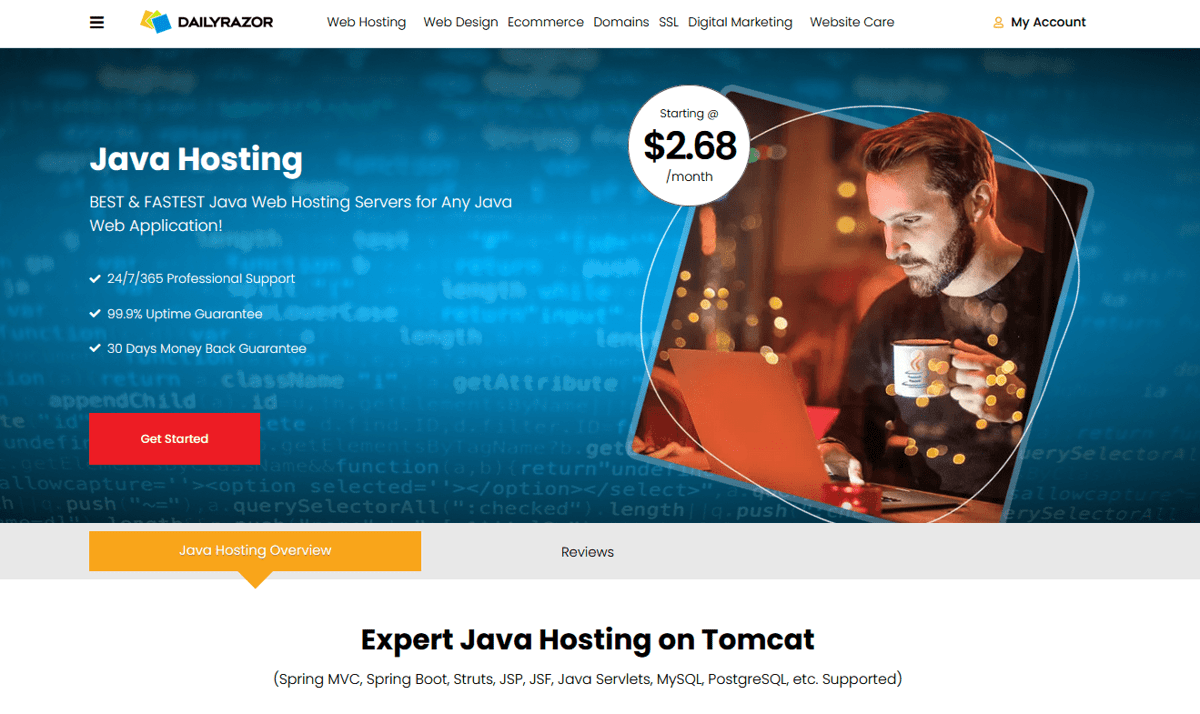 dailyrazor java hosting services