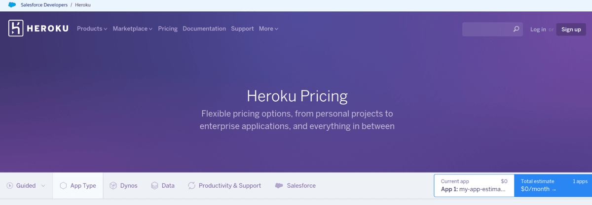 heroku python hosting services