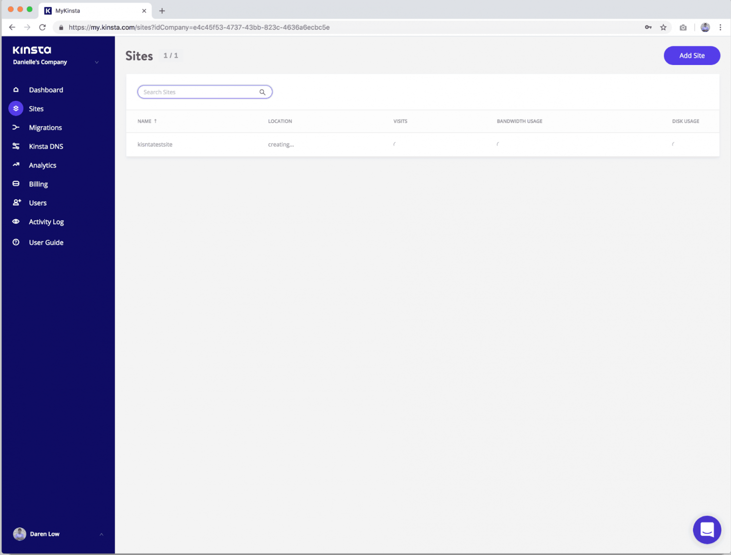 Kinsta Features