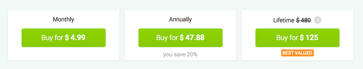 pcloud crypto pricing