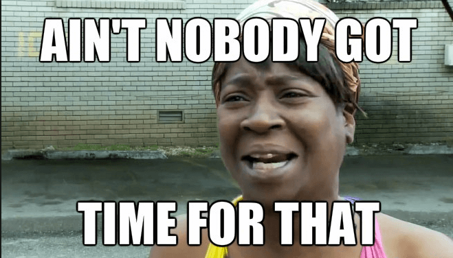 no time meme