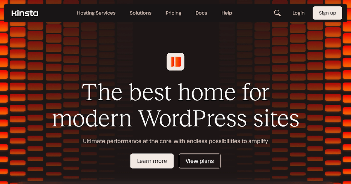 kinsta web hosting