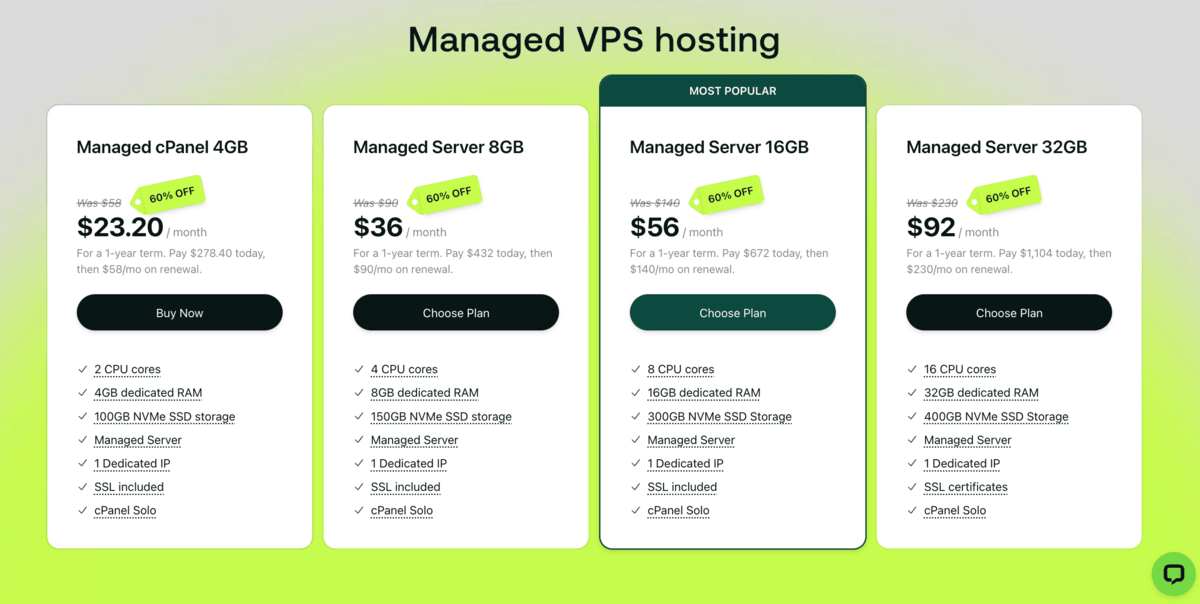 hostingdotcom managed vps hosting