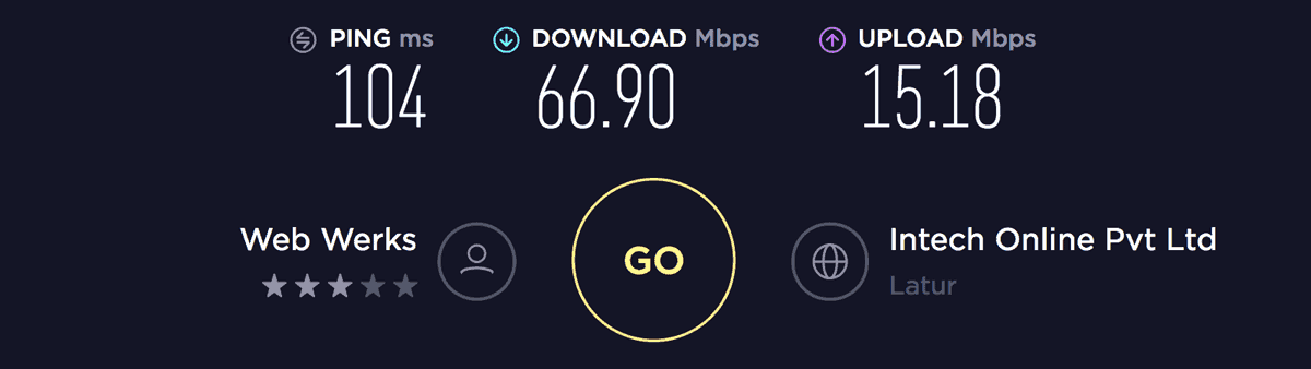 expressvpn connection speed with india server