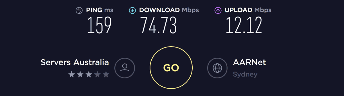 expressvpn connection speed with australia server