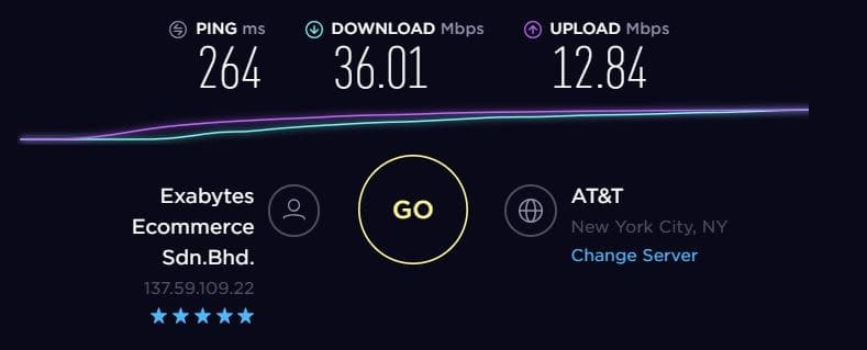 torguard vpn connection speed with united states server