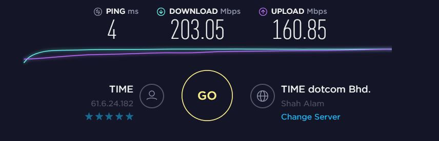 internet connection speed without vpn