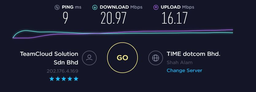 ipvanish connection speed with malaysia server