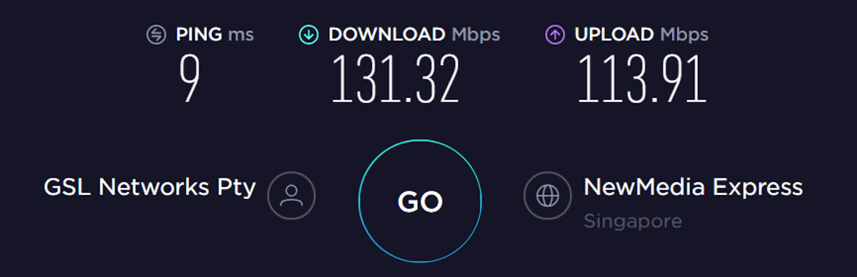 protonvpn connection speed with singapore server