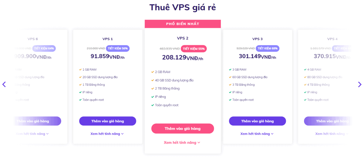 Hostinge VPS hosting pricing