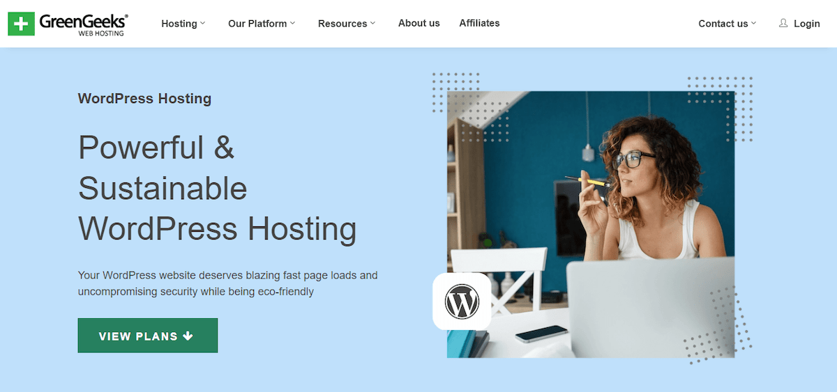greengeeks wordpress hosting