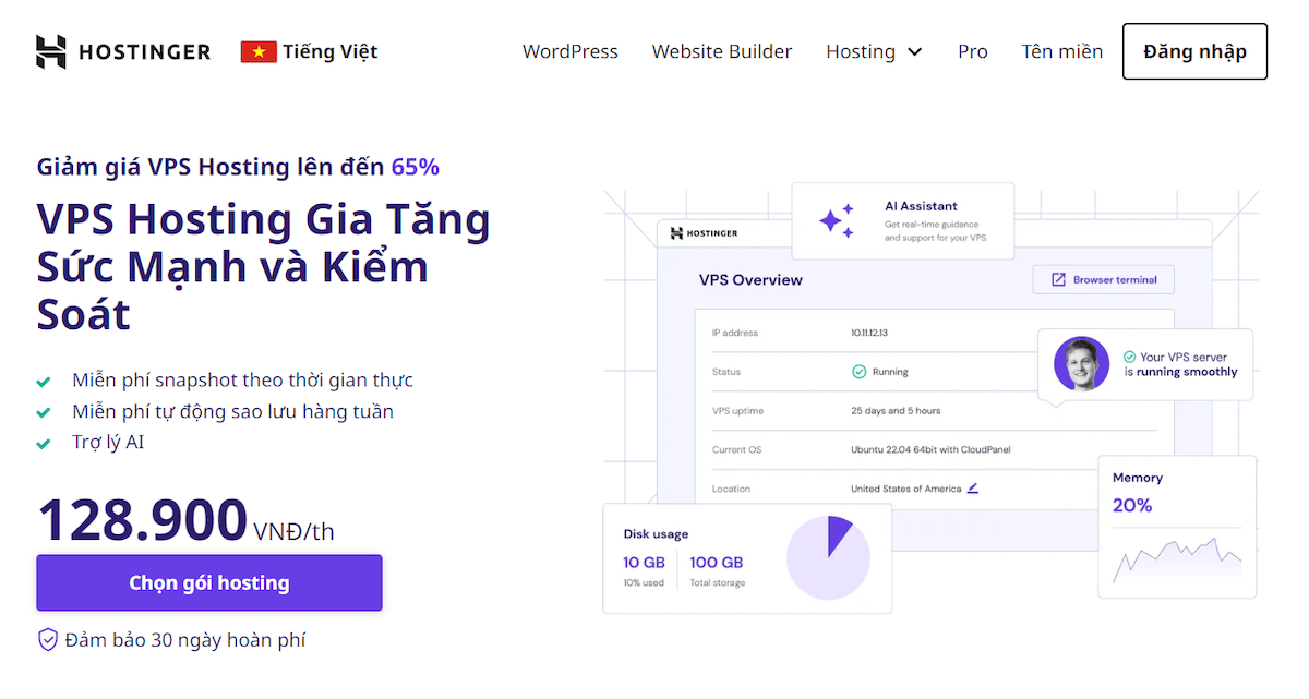 hostinger vps viet nam