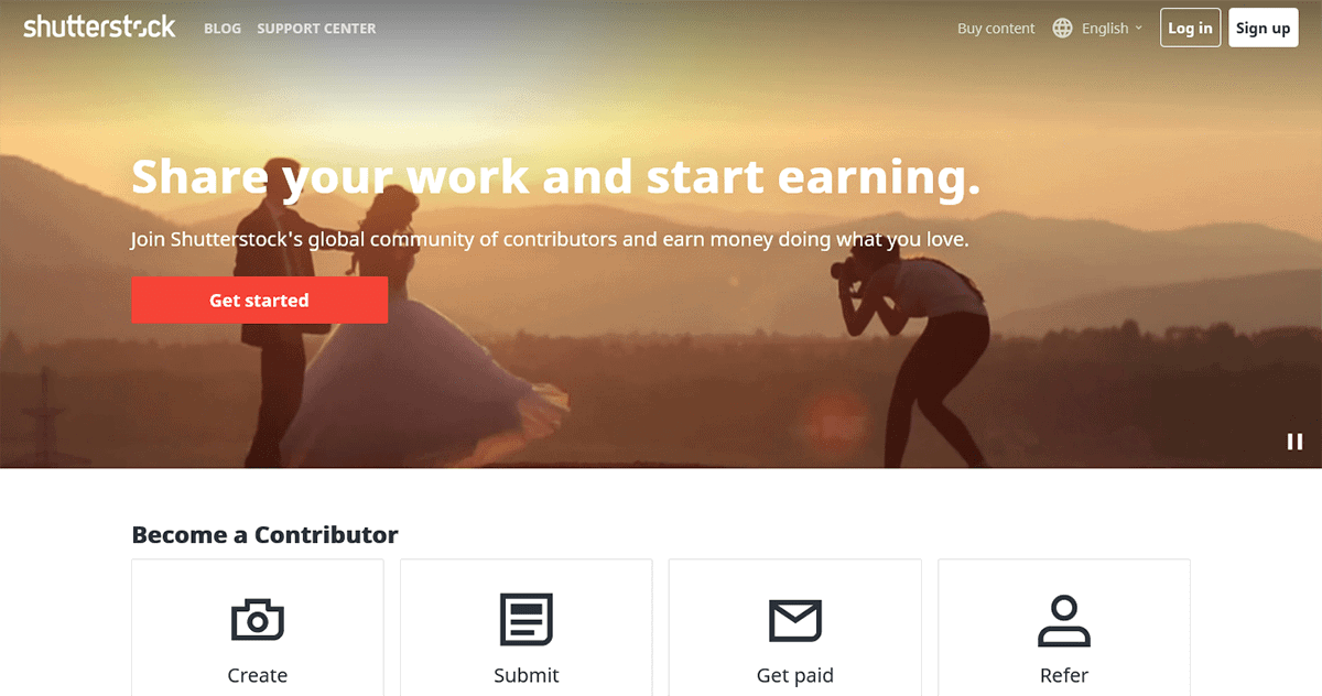 Shutterstock - Best for Beginners