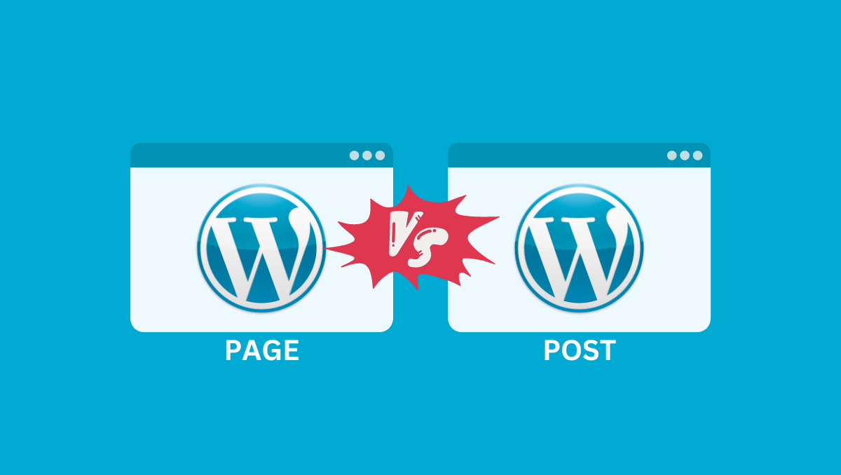 differences between WordPress post and page