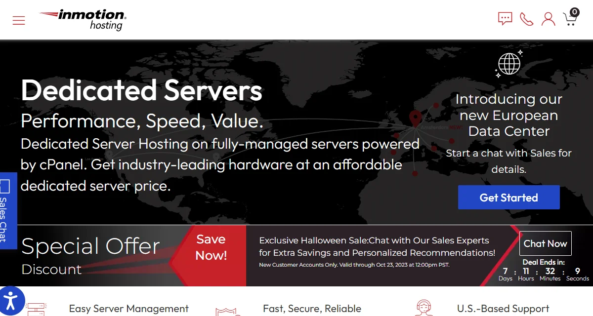 inmotion hosting dedicated server hosting