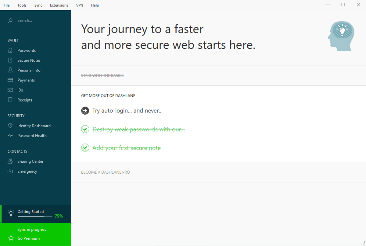 dashlane ui