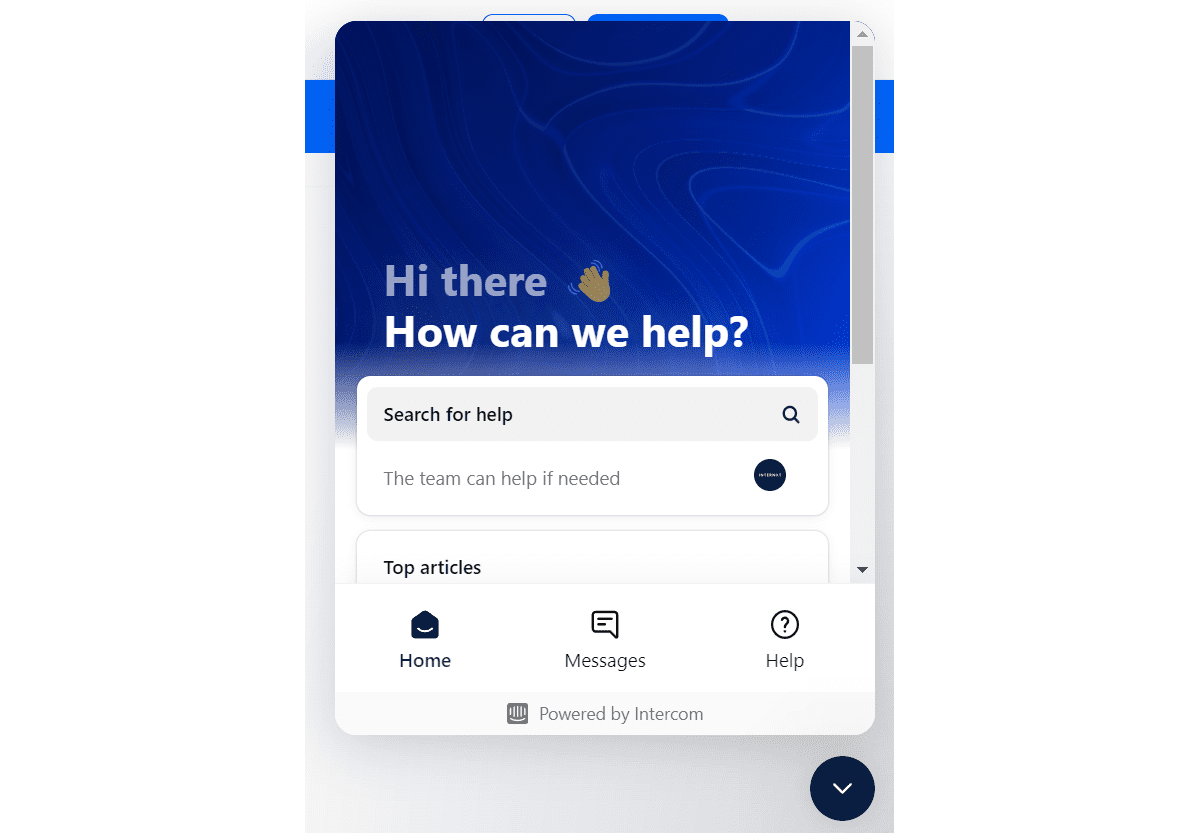 internxt offer live chat support