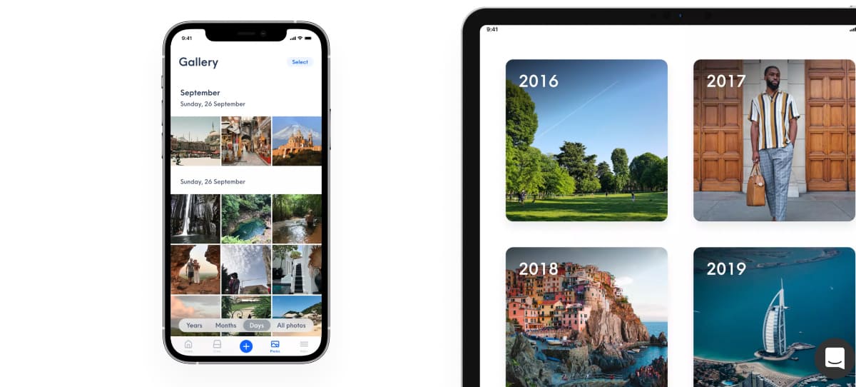 internxt mobile app interface