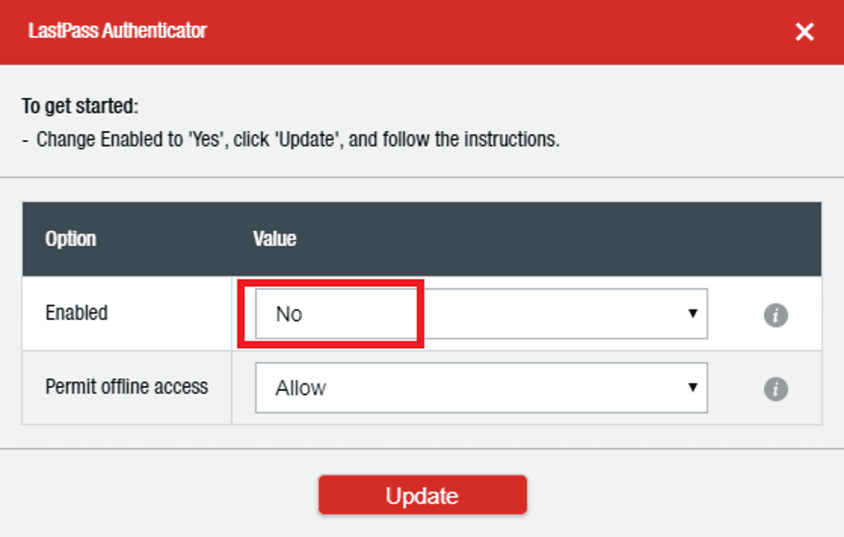 lastpass enable multifactor authentication
