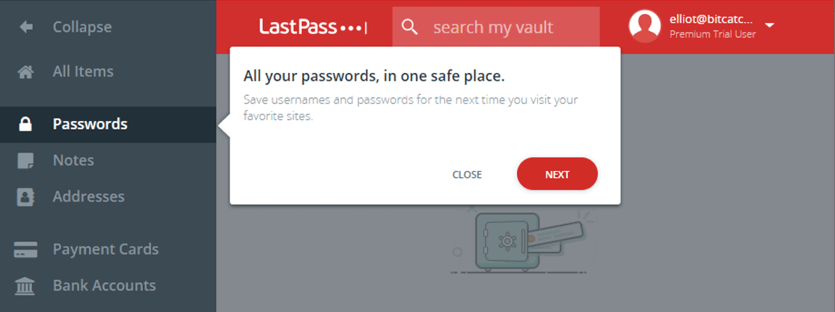 lastpass vault tour