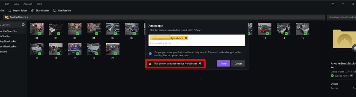 nordlocker let people join step1