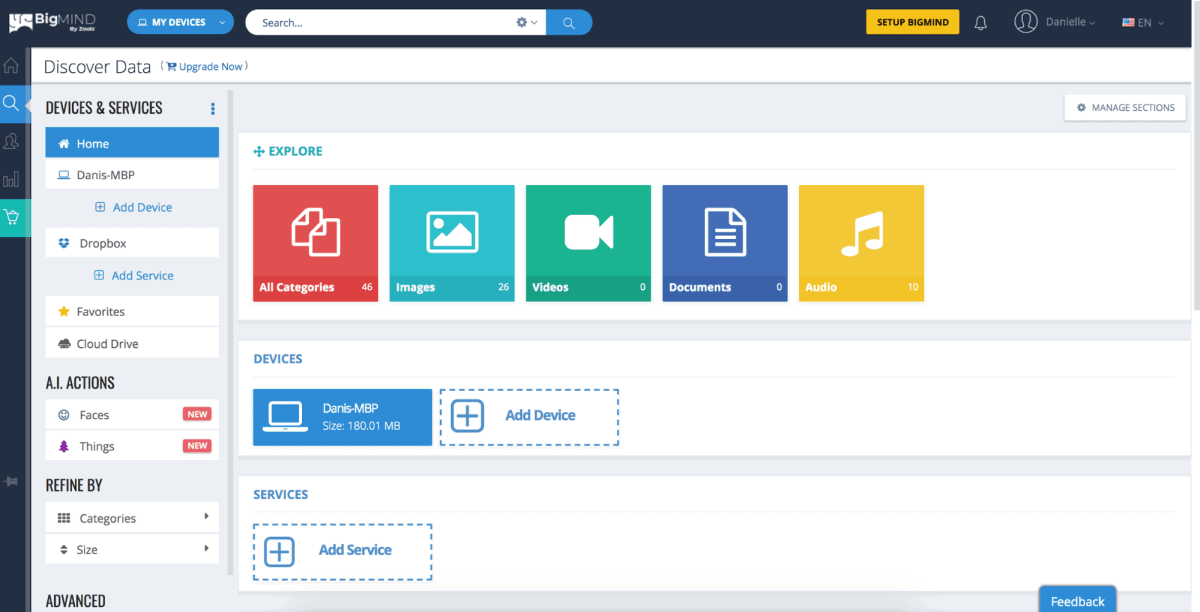 zoolz cloud storage discover windows is intuitive and easy to navigate