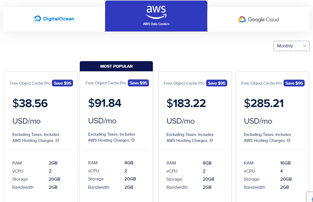 cloudways aws plan